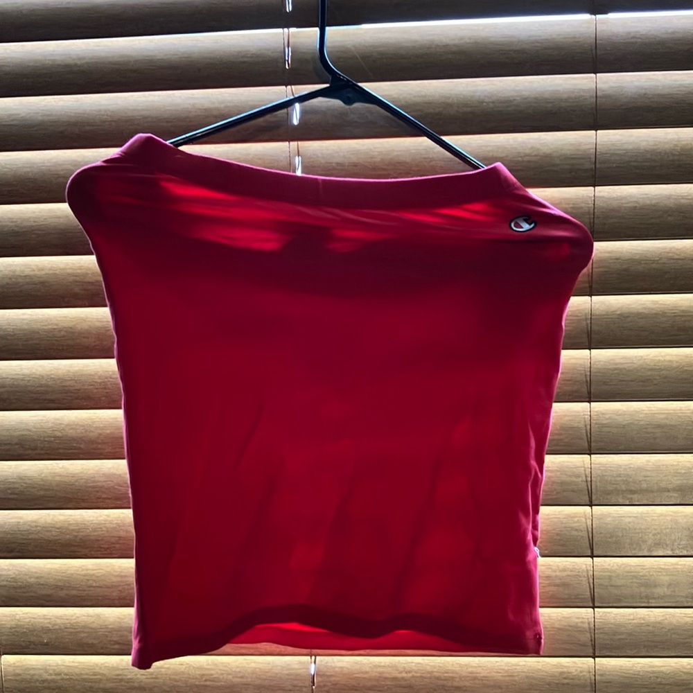 Champion. Red tube top/ skirt. Medium